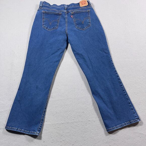 Levi's 550 Bootcut Jeans Women 18S Relaxed Fit Blue Denim‎ Stone Wash - Picture 10 of 11
